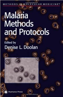Malaria Methods and Protocols (Methods in Molecular Medicine)