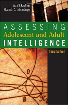 Assessing Adolescent And Adult Intelligence