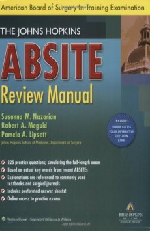 The Johns Hopkins ABSITE Review Manual  