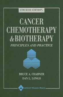 Cancer Chemotherapy and Biotherapy Principles and