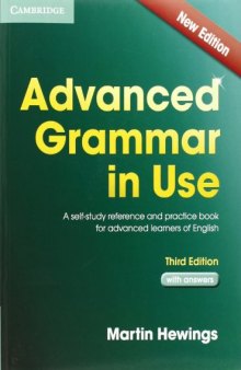 Advanced Grammar in Use with Answers CD-ROM: A Self-Study Reference and Practice Book for Advanced Learners of English