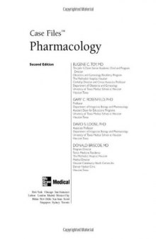 Case Files: Pharmacology (Lange Case Files), 2nd edition