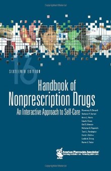 Handbook of Nonprescription Drugs: An Interactive Approach to Self-Care (16th Edition)