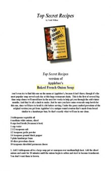 Top Secret Recipes