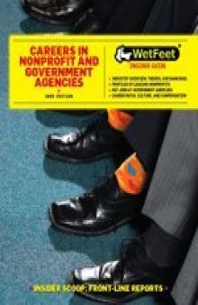 Careers in Nonprofit and Government Agencies