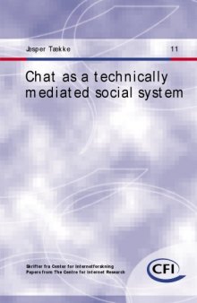 Chat as a technically mediated social system