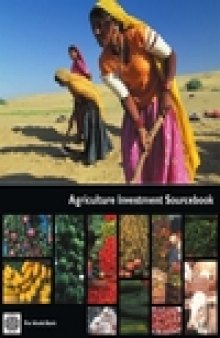 Argiculture Investment Sourcebook: Agriculture and Rural Development