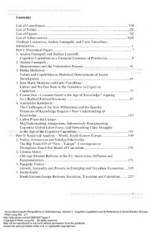 Cognitive Capitalism and its Reflections in South-Eastern Europe (Socio-Economic Perspectives in South Eastern Europe)
