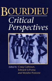 Bourdieu: Critical Perspectives