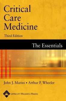 Critical Care Medicine: The Essentials 3rd edition