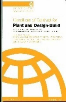 Conditions of Contract for Plant and Design-build for Electrical and Mechanical Works and for Building and Engineering Works Designed by the Contractor