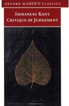 Critique of Judgement