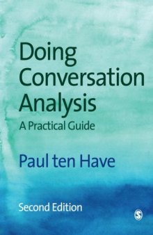 Doing Conversation Analysis: A Practical Guide