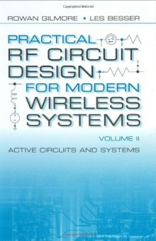 Practical RF circuit design for modern wireless systems, Active circuits and systems