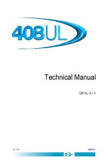 408UL Manuals - V7.1 - Issue 05-2003 - 408tech