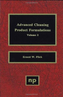 Advanced Cleaning Product Formulations, Volume 2