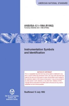 Instrumentation Symbols and Identification 