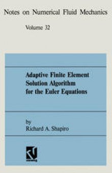 Adaptive Finite Element Solution Algorithm for the Euler Equations