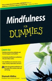 Mindfulness For Dummies (For Dummies (Psychology & Self Help))