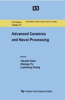 Advanced Ceramics and Novel Processing