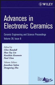 Advances in Electronic Ceramics: Ceramic Engineering and Science Proceedings, Volume 28, Issue 8