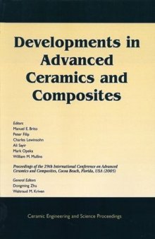 Developments in Advanced Ceramics and Composites: Ceramic Engineering and Science Proceedings, Volume 26, Number 8