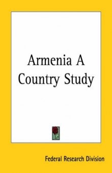 Armenia A Country Study