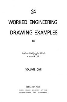 24 worked engineering drawing examples : volume one
