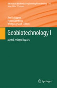 Geobiotechnology I: Metal-related Issues