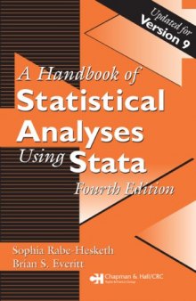 A Handbook of Statistical Analyses Using Stata, Fourth Edition
