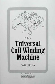 the metal lathe by david j. gingery