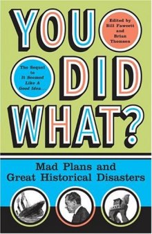 You Did What?: Mad Plans and Incredible Mistakes