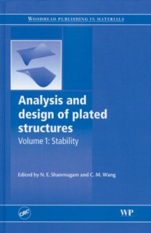 Analysis and Design of Plated Structures. Volume 1 Stability