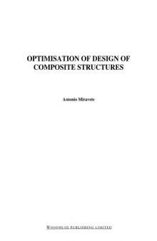 Optimisation of composite structures design