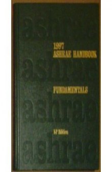 Ashrae Handbook - 1997 Fundamentals