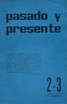 Revista Pasado y Presente, Primera Epoca, Numero 2 3 issue 2