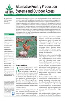 Alternative poultry production systems and outdoor access