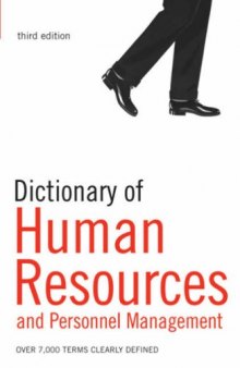 Dictionary of Human Resources and Personnel Management: Over 7,000 Terms Clearly Defined