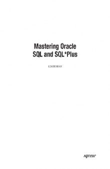 Mastering Oracle SQL and SQL Plus