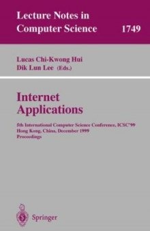 Internet Applications: 5th International Computer Science Conference, ICSC’99, Hong Kong, China, December 13-15, 1999 Proceedings