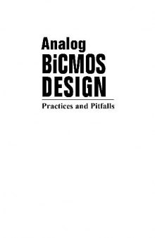 Analog BiCMOS design: practices and pitfalls