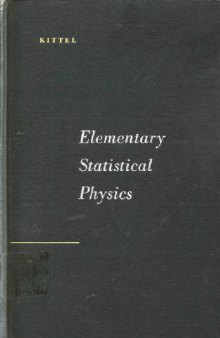 Elementary statistical physics