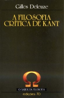 A filosofia crítica de Kant
