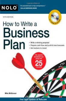 How to Write a Business Plan, 10th Edition