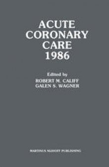 Acute Coronary Care 1986