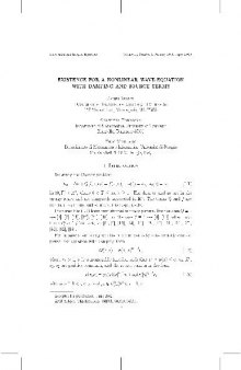 Existence for a nonlinear wave equation with damping and source terms