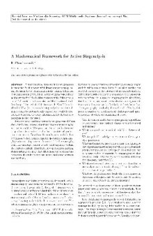 A Mathematical Framework for Active Steganalysis