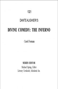 Dante Alighieri’s Divine Comedy: The Inferno 