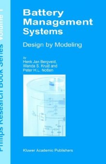 Battery management systems: design by modelling