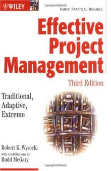 Effective Project Management Traditional, Adaptive